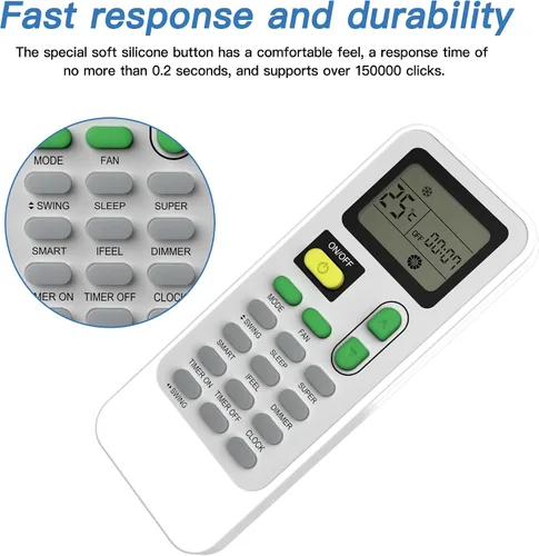 Miniatura 4 de Reemplazo de control remoto de aire acondicionado Hisense Air Remote J1-06E