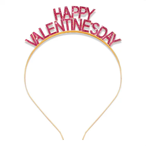Miniatura 12 de PHALIN Diademas para el día de San Valentín para mujer, esmaltadas, para el día de San Valentín, diademas para el cabello, dulces festividades