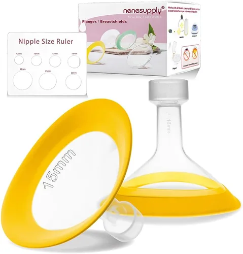 Miniatura 28 de Nenesupply Brida suave de 19mm compatible con piezas de extractor de leche Medela, repuesto de brida de 19mm para accesorios Medela compatibles