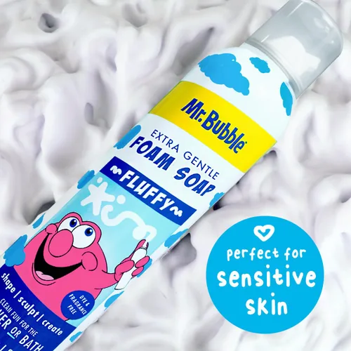 Miniatura 6 de Mr. Bubble Jabón de espuma extra suave, sin fragancia, para manos y cuerpo, 8 onzas, paquete de 6