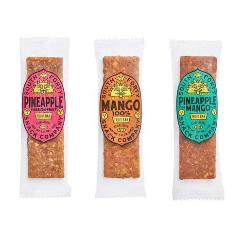 Miniatura 4 de South 40 Snacks Premium - Barras de frutas tropicales de alta calidad, paquete variado, solo 1-3 ingredientes, mango, piña, maracuyá y piña mango