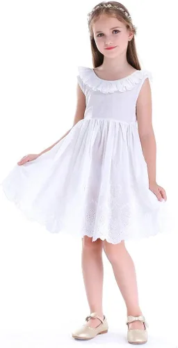 Miniatura 3 de Happy Rose vestido de fiesta floral vintage para niña
