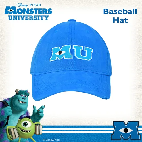 Miniatura 2 de Disney Pixar Monsters Inc Monsters University Gorra de béisbol ajustable color azul Azul