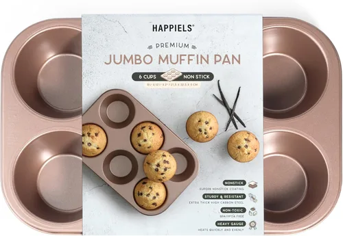 Miniatura 9 de HAPPIELS - Sartén antiadherente de 9 pulgadas para tartas con fondo extraíble Lata de tarta y quiche estriada libre de PFOA y BPA, no tóxica