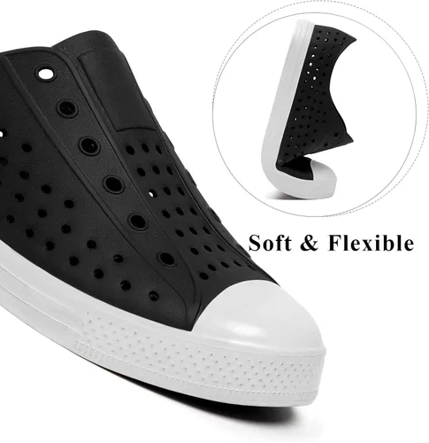 Miniatura 4 de SAGUARO - Zapatos deportivos deslizantes, para hombre y mujer, ligeras, transpirables, para jardín, zuecos de playa, sandalias, zapatos de agua