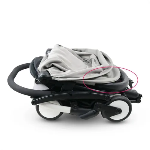 Miniatura 4 de Barra de parachoques ajustable para cochecito compatible con YOYO2 YOYO3 Stroller (piel sintética)