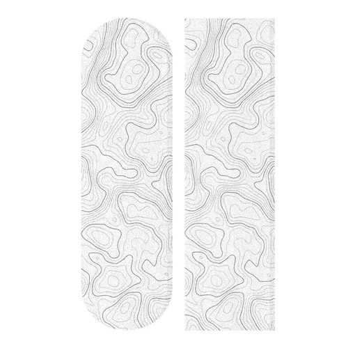 Miniatura 12 de Cinta de Agarre Japonesa con Diseño de Flores para Longboard Cinta de Agarre Deportes Exterior Negro Blanco Skateboard Cinta de Agarre, cinta