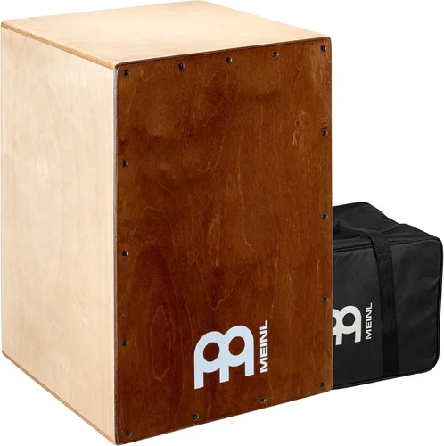 Miniatura 13 de Caja Cajón Snare Drum con Bolsa Bundle Para Música Acústica — FABRICADO EN EUROPA — Madera de Abedul Báltico, Toca con Tus Manos, Tamaño Completo