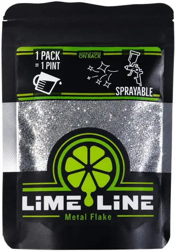 LiME LiNE Escama de metal automotriz pulverizable para pintura personalizada Paquete de 1