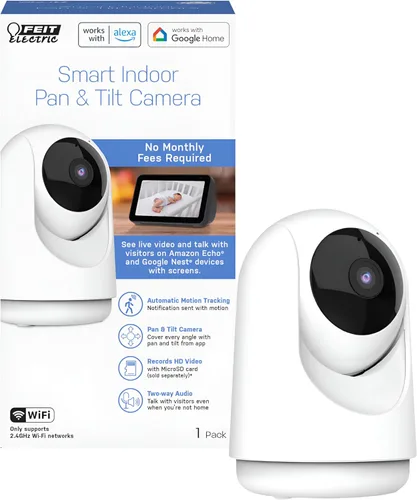 Miniatura 20 de Feit Electric Foco de cámara de seguridad inteligente, resolución QHD 2K, audio de 2 vías, seguimiento humano, panorámica de 350°