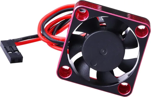 Miniatura 4 de Ventilador de enfriamiento de motor RC de 1.181 in Disipador de calor Ventilador de enfriamiento ESC de alta velocidad sin escobillas para coche RC