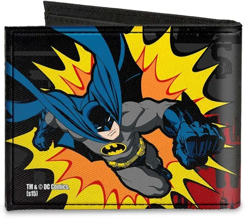 Miniatura 2 de buckle-down Canvas portafoliosBatman posturas de acción Whoom Grisblac accesorio