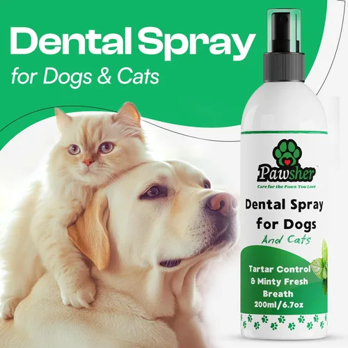Miniatura 7 de Spray ambientador de aliento para perros, spray para el cuidado bucal de mascotas para perros y gatos con manzanilla y menta, ayuda a apoyar