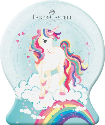 Miniatura 2 de Faber-Castell Conector de pluma de fibra Lata de globo de nieve - Diseño de unicornio