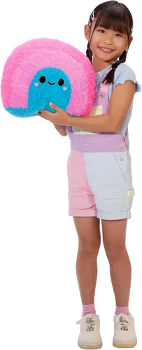 Miniatura 2 de Fluffie Stuffiez Rainbow - Peluche coleccionable grande de 11 pulgadas, desembalaje sorpresa con ASMR abrazable Fidget DIY Fur Pull, pelusa