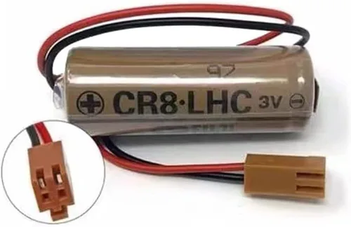 Miniatura 4 de CR8-LHC - Batería de litio de repuesto para Fuji FDK CR8-LHC CR8-LHC de 3 V y 2600 mAh con enchufe marrón