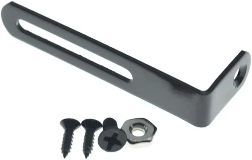 Miniatura 3 de KAISH Soporte de golpeador de guitarra de acero inoxidable premium con tornillos de montaje de golpeador Perno y tuerca para USA Les Paul Negro