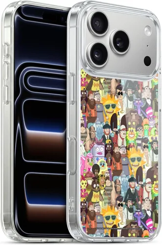 Miniatura 46 de Head Case Designs Funda de gel con licencia oficial de Rick and Morty Aliens Season 3 [protección de grado militar] compatible con Apple iPhone 12
