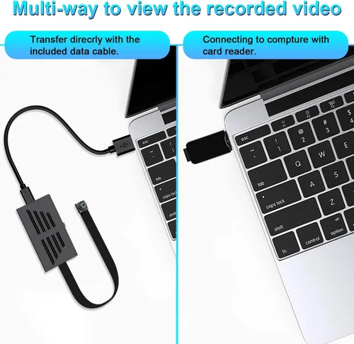 Miniatura 4 de Mini cámaras de video de 64 GB 1080P grabadora de video portátil para niñera con detección de movimiento cámaras de seguridad para seguridad al aire