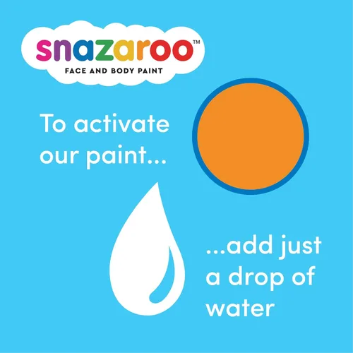Miniatura 5 de Snazaroo Face Paint Kit Ultimate Party Pack,12-Color Palette with Brush, Sponge, Bio-Glitter and Guide - Non-Toxic, Water-Based, Easy Application