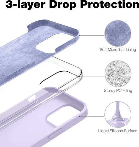 Miniatura 5 de Dracool Funda mejorada para iPhone 12/12 Pro con protector de pantalla a prueba de golpes, protección contra caídas, antiarañazos, suave forro
