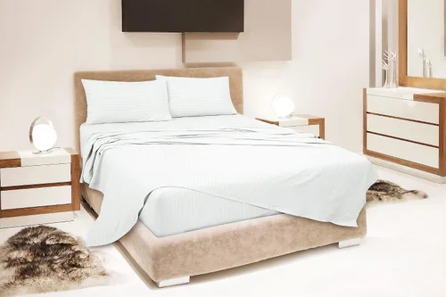 Miniatura 7 de ROYALE LINENS Juego de sábanas de 3 piezas individual XL, microfibra suave cepillada de 1800, 1 sábana bajera, 1 sábana encimera, 1 funda de Rayas