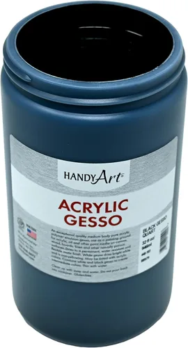 Miniatura 2 de Handy Art Student Acrylic 32 onzas, Black Gesso