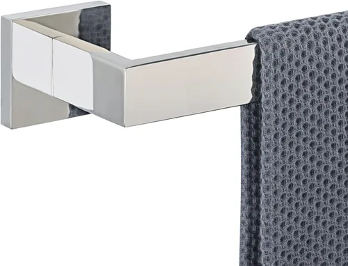 Miniatura 21 de Alise Toallero negro, toallero de 16 pulgadas para baño, toallero de acero inoxidable SUS304 montado en la pared, colgador de toallas resistente