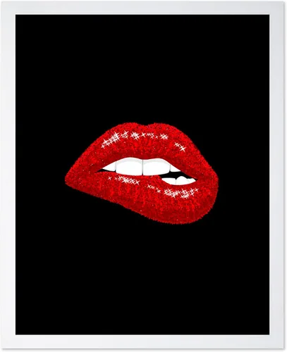 Miniatura 37 de Poster Master Impresión de labios dorados, póster de mordida de labio, arte moderno y minimalista, regalo bohemio para hombres y mujeres, diseño
