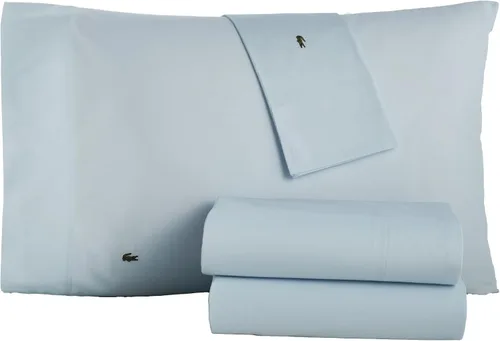 Miniatura 9 de Lacoste - Juego de sábanas de percal 100% algodón de 3 piezas – Ropa de cama ligera y ultrasuave con bolsillos profundos, resistente a las arrugas