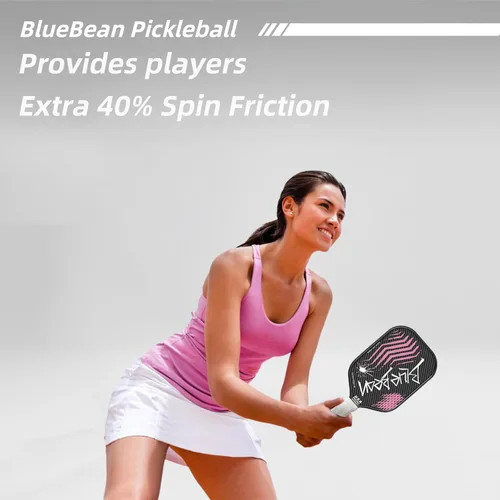 Miniatura 3 de Palas de Pickleball, USAPA, Pala de Pickleball de Fibra de Carbono con Núcleo de Panal de Polímero de 16MM Proporciona Peso Más Ligero y Mayor