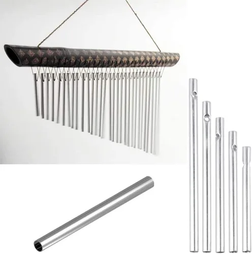 Miniatura 4 de Tubos de campanillas de viento, 30 piezas, kit de campanillas de viento, partes de campanillas de viento para bricolaje, hogar, jardín, decoración
