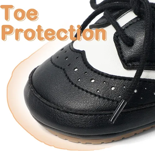 Miniatura 3 de ESTAMICO Zapatos para bebés niños Prewalker PU Sneakers