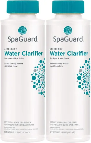 Miniatura 2 de Clarificador de Agua para Spa SpaGuard, 1 Pinta, Hace que el Agua Turbia se Vuelva Cristalina, Elimina Olores, Adecuado para Spas y Jacuzzis