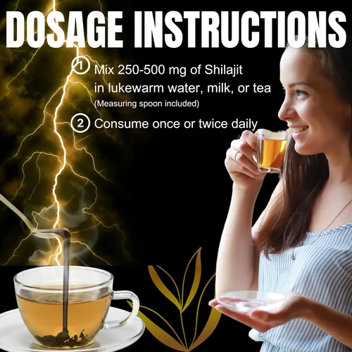 Miniatura 6 de Resina Shilajit - 75% ácido fúlvico, más de 85 oligominerales, soporta vitalidad y resistencia, incluye cuchara de acero, 1.06 oz, probado
