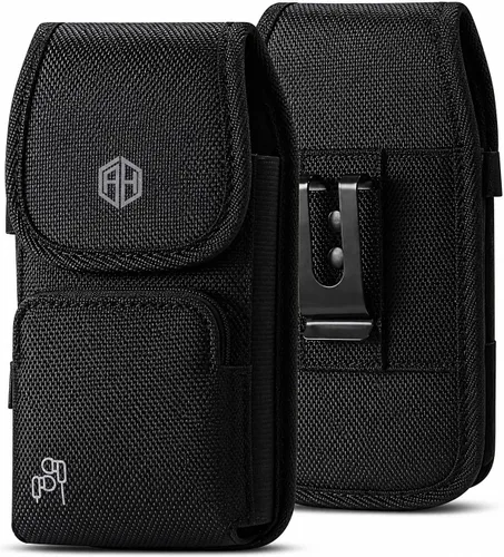 Miniatura 7 de Funda de nailon para cinturón de teléfono celular de grado militar para Android Samsung iPhone 16, 16 Pro, 15, 15 Pro, 14, 14 Pro, 13 Pro, 12, 12