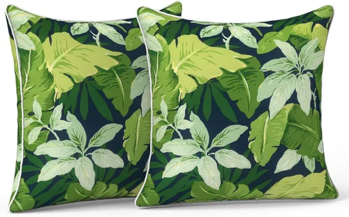 Miniatura 113 de LVTXIII Juego de 2 almohadas lumbares para patio, 12 x 20 pulgadas, resistentes a la decoloración, para exteriores con interiores, cojines lumbares