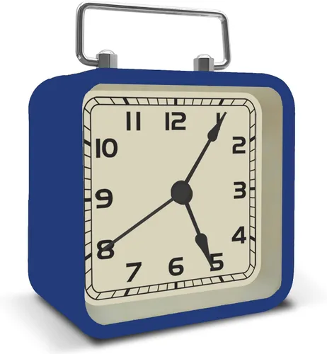 Rohome Reloj despertador pequeño, movimiento retro de cuarzo silencioso con luz nocturna, reloj decorativo vintage sin tictac para sala de estar,