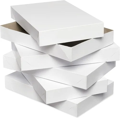 Miniatura 9 de American Greetings Cajas blancas para camisas con tapas, para cumpleaños, vacaciones y todas las ocasiones (6 cajas, 14.75 x 9.5 pulgadas)
