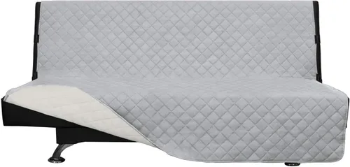 Miniatura 61 de Easy-Going - Funda para sofá, futón y sillón sin reposabrazos, reversible, resistente al agua, para mascotas y niños (azul oscuro/azul claro)