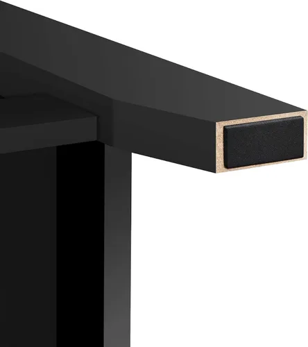 Miniatura 9 de Topeakmart Mesa auxiliar elevable con compartimento de almacenamiento oculto y estante abierto, mesa de cóctel de granja para sala de estar