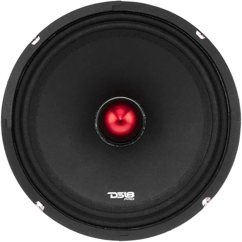 Miniatura 6 de Altavoz DS18 PRO de rango medio, cúpula en compresión de aluminio roja, altavoces de puerta de audio de alta calidad para auto o camión sistema