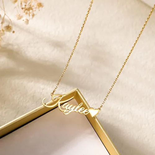 Miniatura 3 de Collar con nombre personalizado, collares de plata de ley personalizados para mujer, collares con nombre personalizados, joyería de regalo para mujer