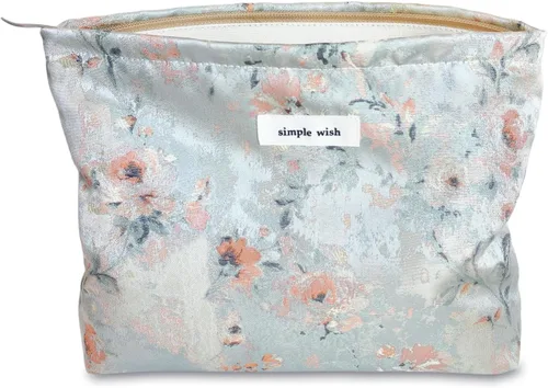 Miniatura 50 de STARDW Bolsas de cosméticos de flores para mujeres y niñas, bolsa de maquillaje de viaje, bolsa de maquillaje de lona de gran capacidad, bolsa