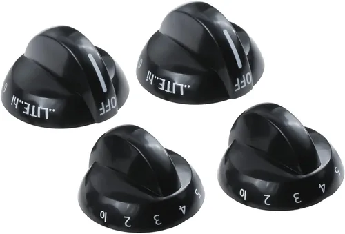 Paquete de 4 perillas de quemador superior 316220009, repuesto para Crosley, Frigidaire, Tappan, repuesto PS199153, AP4322122, 1379610 AH1991531,