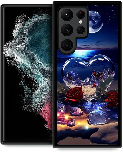 Miniatura 30 de ZHEGAILIAN Funda compatible con Samsung Galaxy S22 Ultra, antideslizante, de poliuretano termoplástico suave, a prueba de golpes, compatible