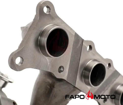 Miniatura 7 de FAPO MOTO 700HP Twin Turbos TD04 17T compatible con BMW N54 535i 135i Z4 X6 740i E60 E61 E82 E88 E89 F71 F01 F02 2008-2010 3.0L Actualización Billet