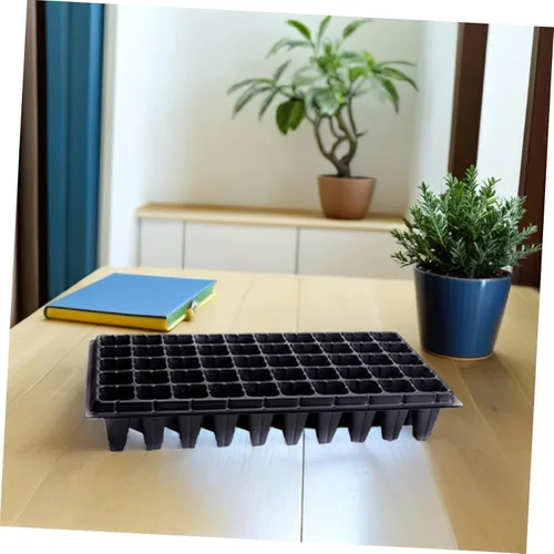 Miniatura 6 de Yardwe Bandejas de germinación de 10 piezas para plantas de jardín de interior, kit de cultivo de plantas