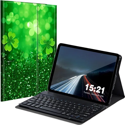 Miniatura 27 de Funda de teclado para Samsung Galaxy Tab S6 Lite 2022/2020, Galaxy Tab S6 Lite SM-P610/P613/P615/P619 con teclado Bluetooth inalámbrico desmontable