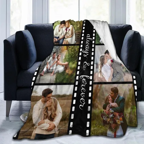 Miniatura 20 de Manta personalizada con foto de regalo para papá y abuelo, mejor regalo del día del padre, Halloween, Navidad, Año Nuevo de parte de hija, hijo
